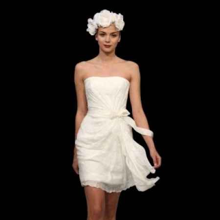 VESTIDO DE NOVIA CORTO