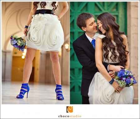 VESTIDO DE NOVIA CORTO