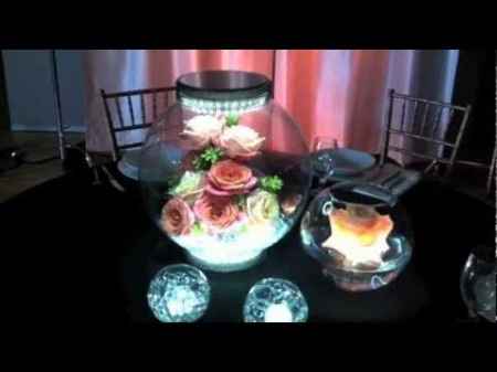 CENTRO DE MESA ILUMINADO