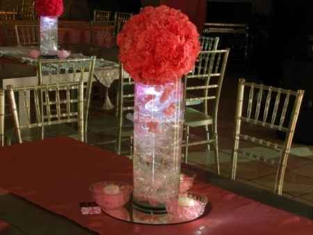 CENTRO DE MESA ILUMINADO