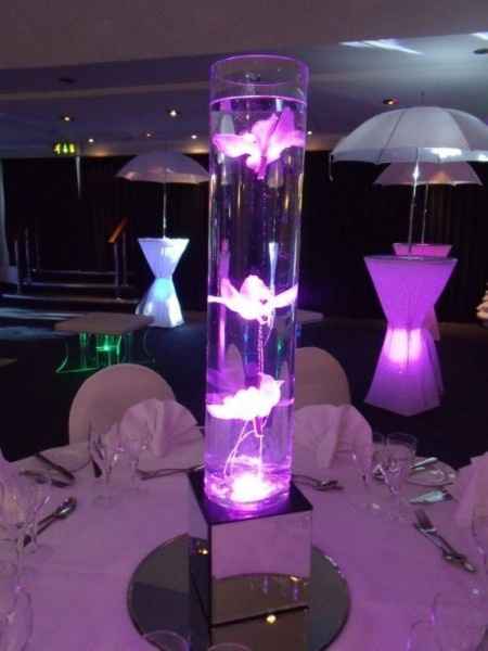 CENTRO DE MESA ILUMINADO