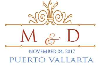 Logo de la boda, Monograma para sellos 