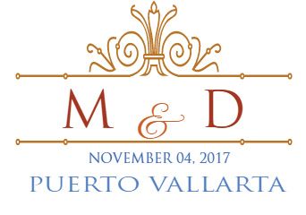 Logo de la boda, Monograma para sellos 