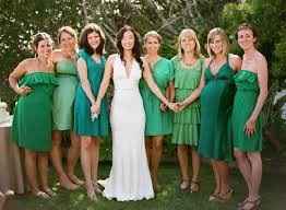 Varios verdes para la boda.