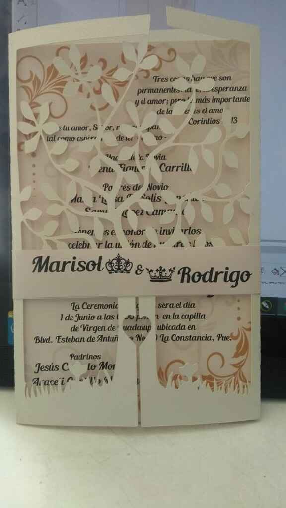 Mis invitaciónes 😍 - 1