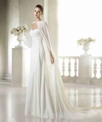 Vestidos de novia con capa! - 1