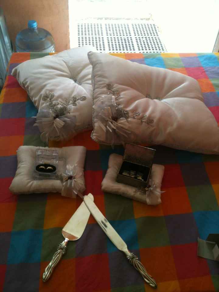 Arras ,anillo y cojines e&g - 1