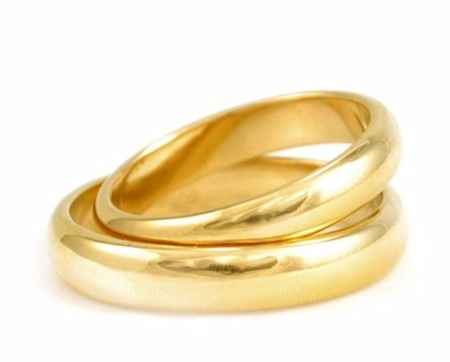 Argolla clásica y minimalista