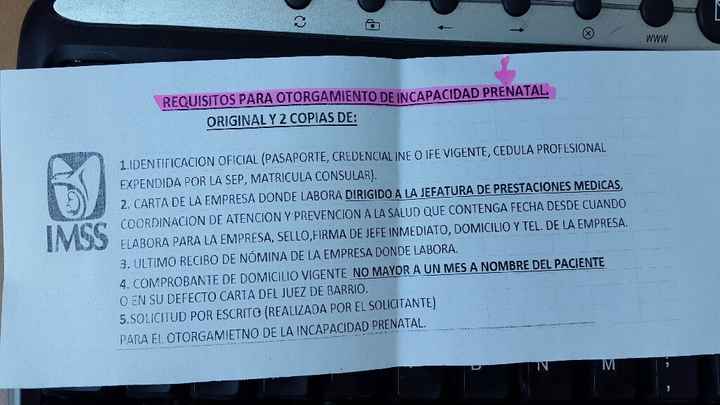 Documentación para las incapacitades - 2