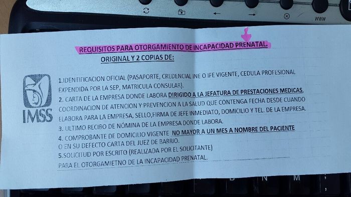 Documentación para las incapacitades - 2