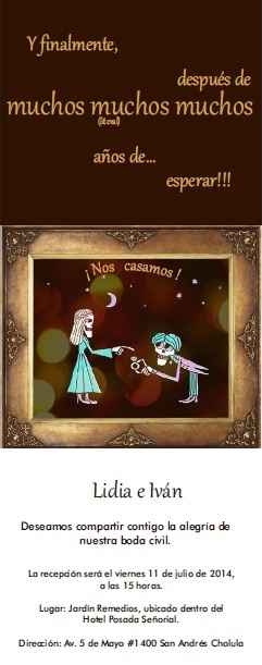 Invitaciones económicas  - 1