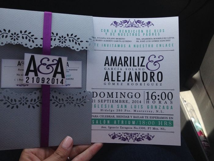 Mis invitaciones de despedida y boda!  - 4