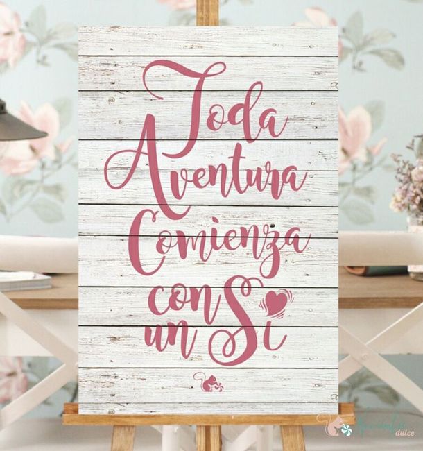 Carteles para boda - 3