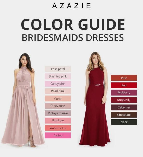 Guía de colores para damas&tu boda - 1