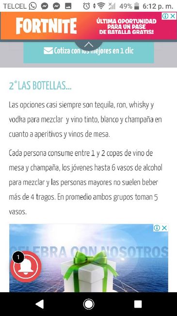 Cuánta cerveza, tequila y whisky? - 2