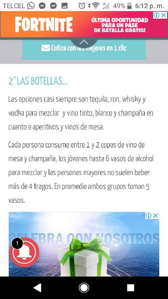 Cuánta cerveza, tequila y whisky? - 2