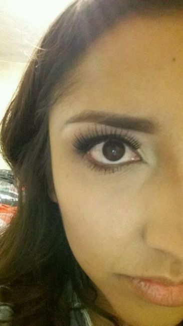 Prueba de maquillaje... duelo e pestañas!!! - 4