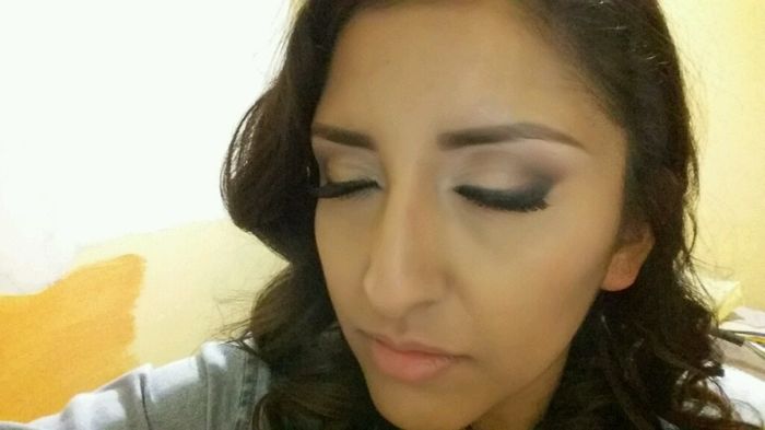 Prueba de maquillaje... duelo e pestañas!!! - 5