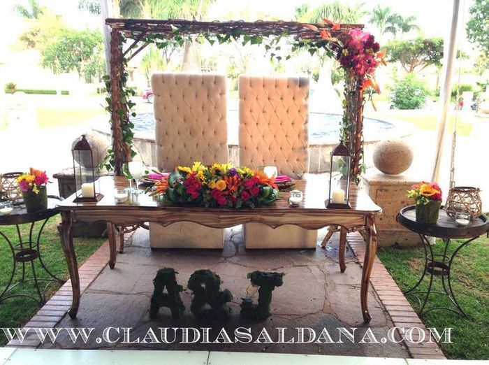  Ayuda arreglo para la mesa de novios - 6