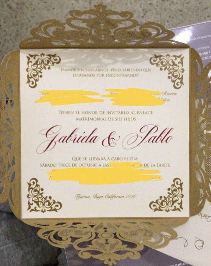 Como fueron sus invitaciones? ♥️ - 3