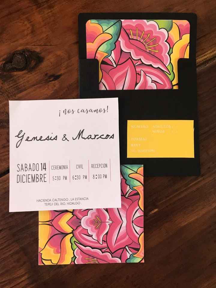 Invitaciones: boda mexicana 🇲🇽 - 1