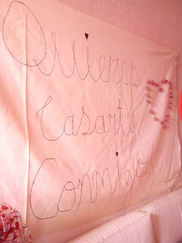 ¿De quién surgió la idea de casarse? - 1