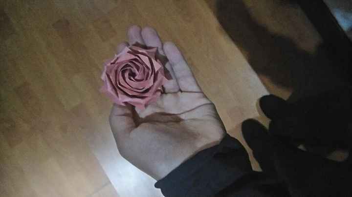Flores de origami - 2