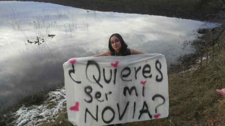 El dia que nos hicimos  novios