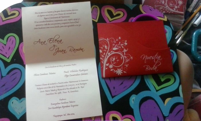 Nuestras invitaciones!!!! ;) - 1