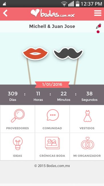 Mi contador de boda... cómo va el suyo brides & grooms?? - 1