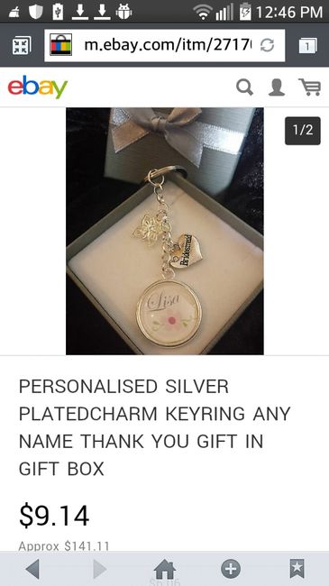 Regalar al novio antes de casarnos - 1