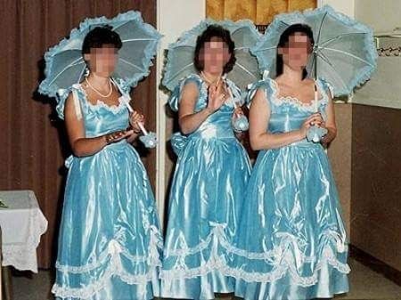 Vestidos de damas estilo vintage... (humor) - 3