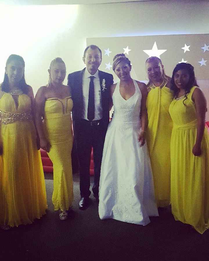 Color de vestido damas de honor 