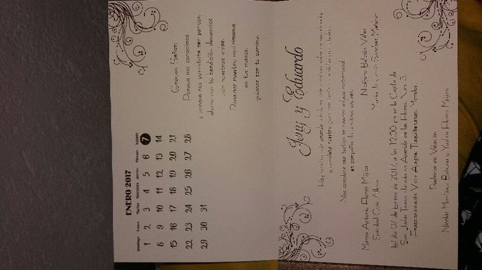 Nuestras invitaciones :d    ¿cuando entregarlas??? - 2
