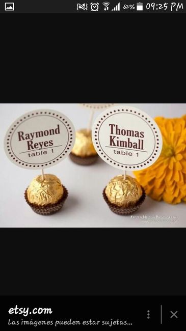 Asignación de lugares... chocolates ferrero rocher - 3