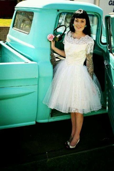Vestidos cortos para civil o recepción - 3