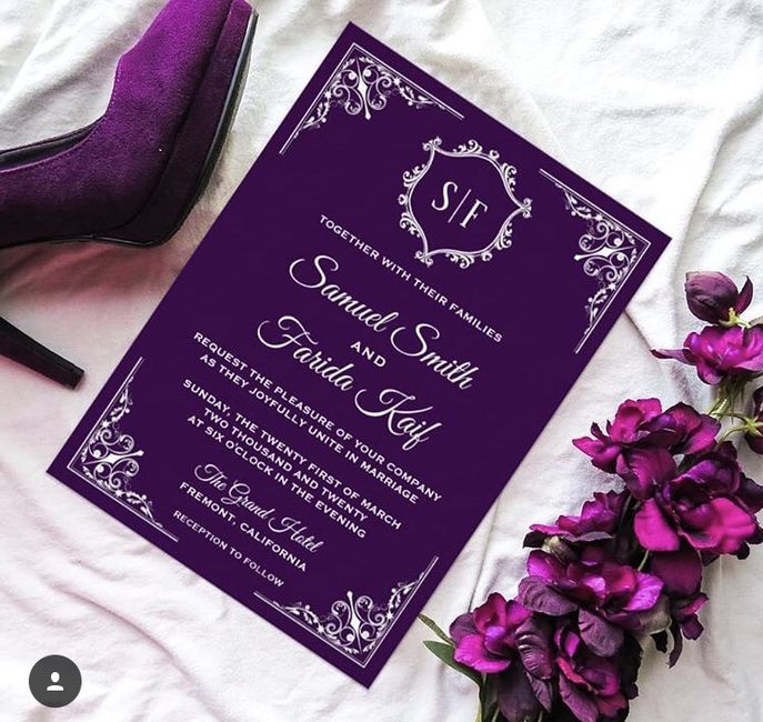 Alguién tiene fotos d su boda en color bugambilia o colores violeta? - 1