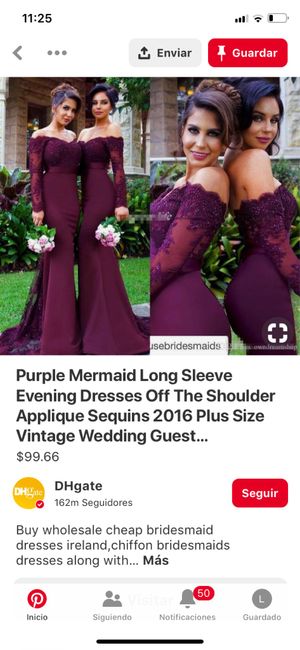 Vestidos de damas - 3