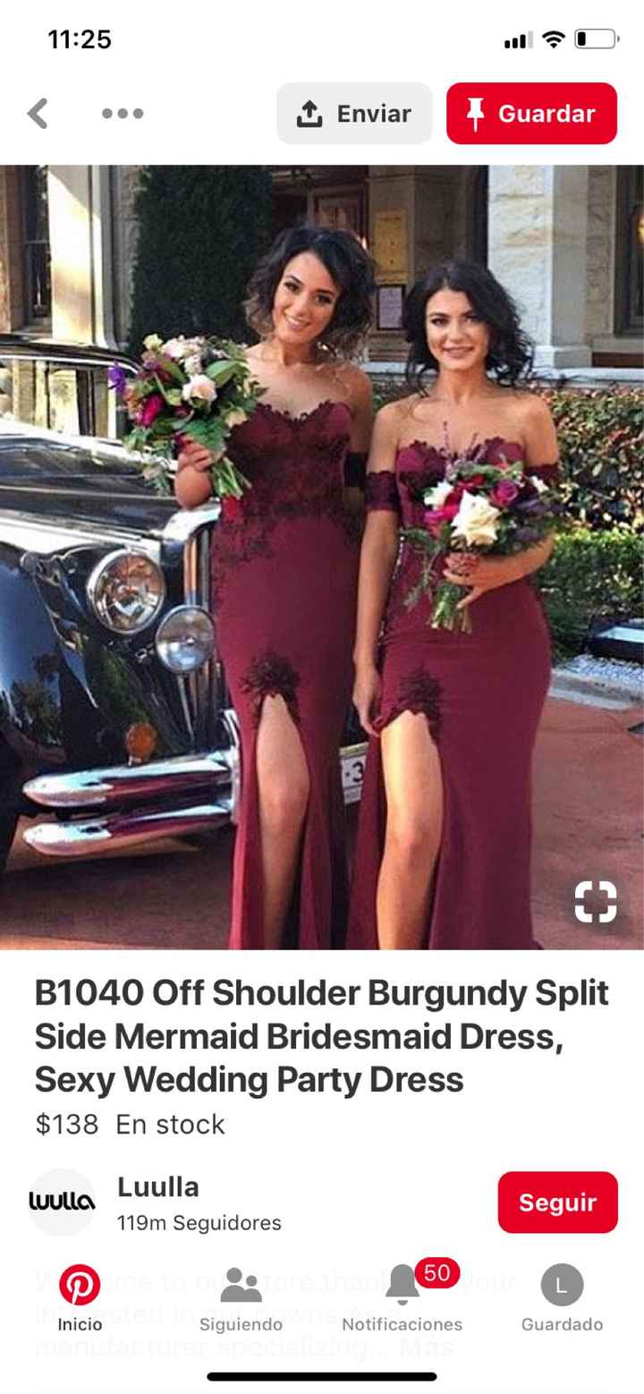 Vestidos de damas - 4