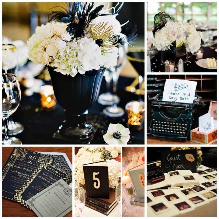 boda vintage blanco y negro 2