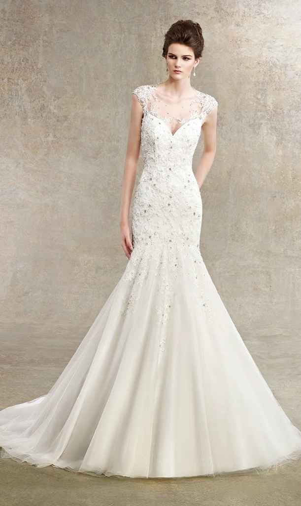 Vestidos de novia, estilo: romántico, sencillo y elegante. - 2