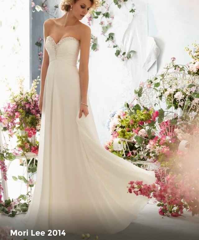 Vestidos de novia, estilo: romántico, sencillo y elegante. - 6