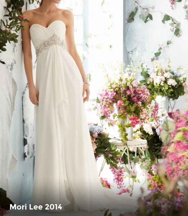 Vestidos de novia, estilo: romántico, sencillo y elegante. - 7