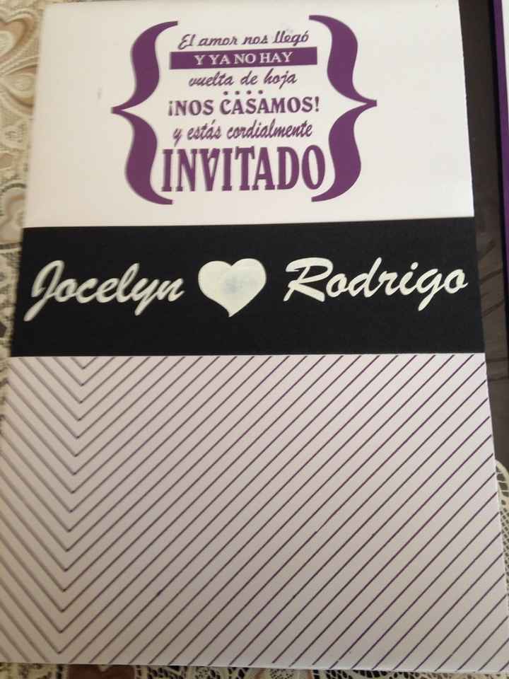 Mis invitaciones :3 - 1