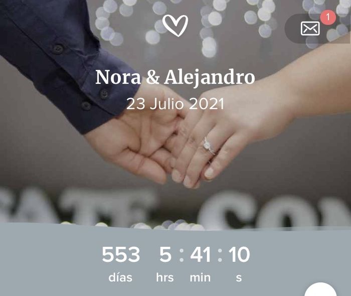 " A 50 días de la Boda" 1