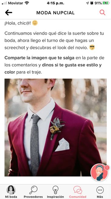 Haz screenshot y descubre el look de novio 6