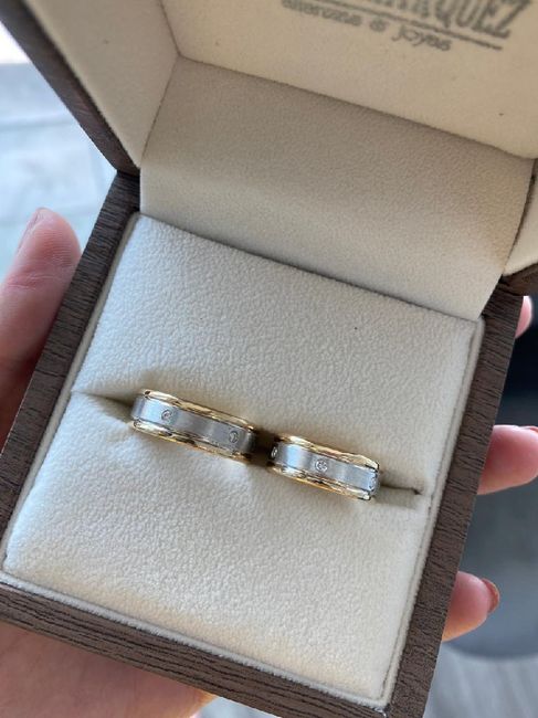 Al fin están listas nuestras argollas 😍 1