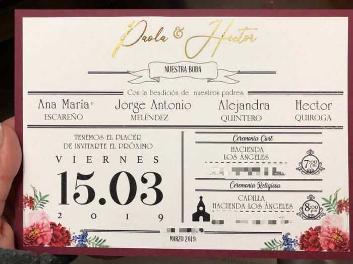 Invitaciones listas!!!😃 - 1