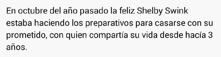 La historia de shelby swink - 2