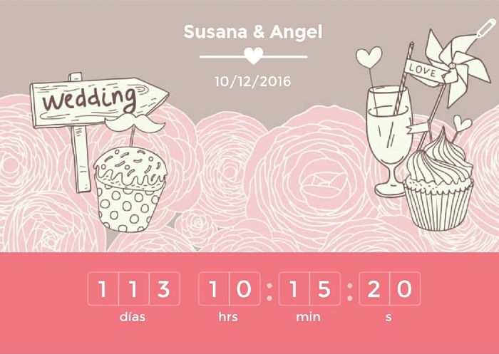 ¿Cuántos días te faltan para tu boda? - 1
